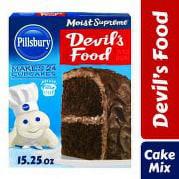 Pillsbury Moist Supreme Premium Devil's Food Cake Mix (Pack of 16)