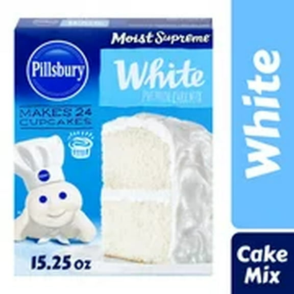 Pillsbury Moist Supreme Premium White Cake Mix (Pack of 14)