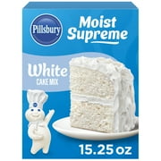 Pillsbury Moist Supreme White Cake Mix, 15.25 oz