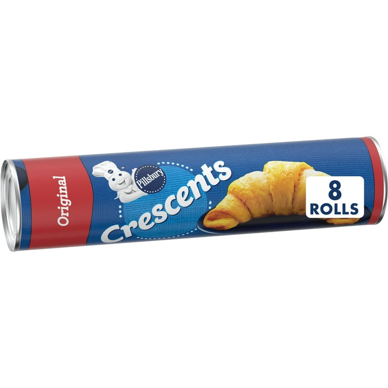 Pillsbury Crescent Rolls Original Refrigerated Canned Pastry Dough 8 Rolls 8 oz Walmart