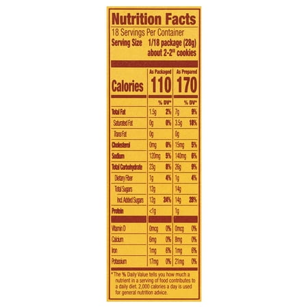 Pillsbury Perfectly Pumpkin Cookie Mix, 17.5 Oz Box