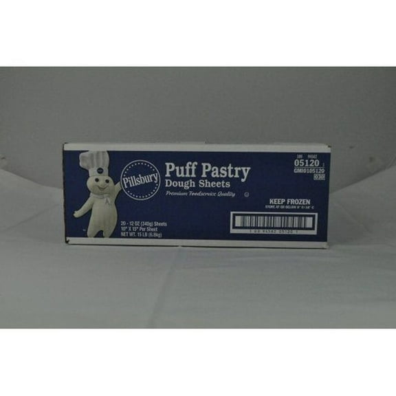 Pillsbury Puff Pastry Dough Sheet, 12 Ounce -- 20 per case