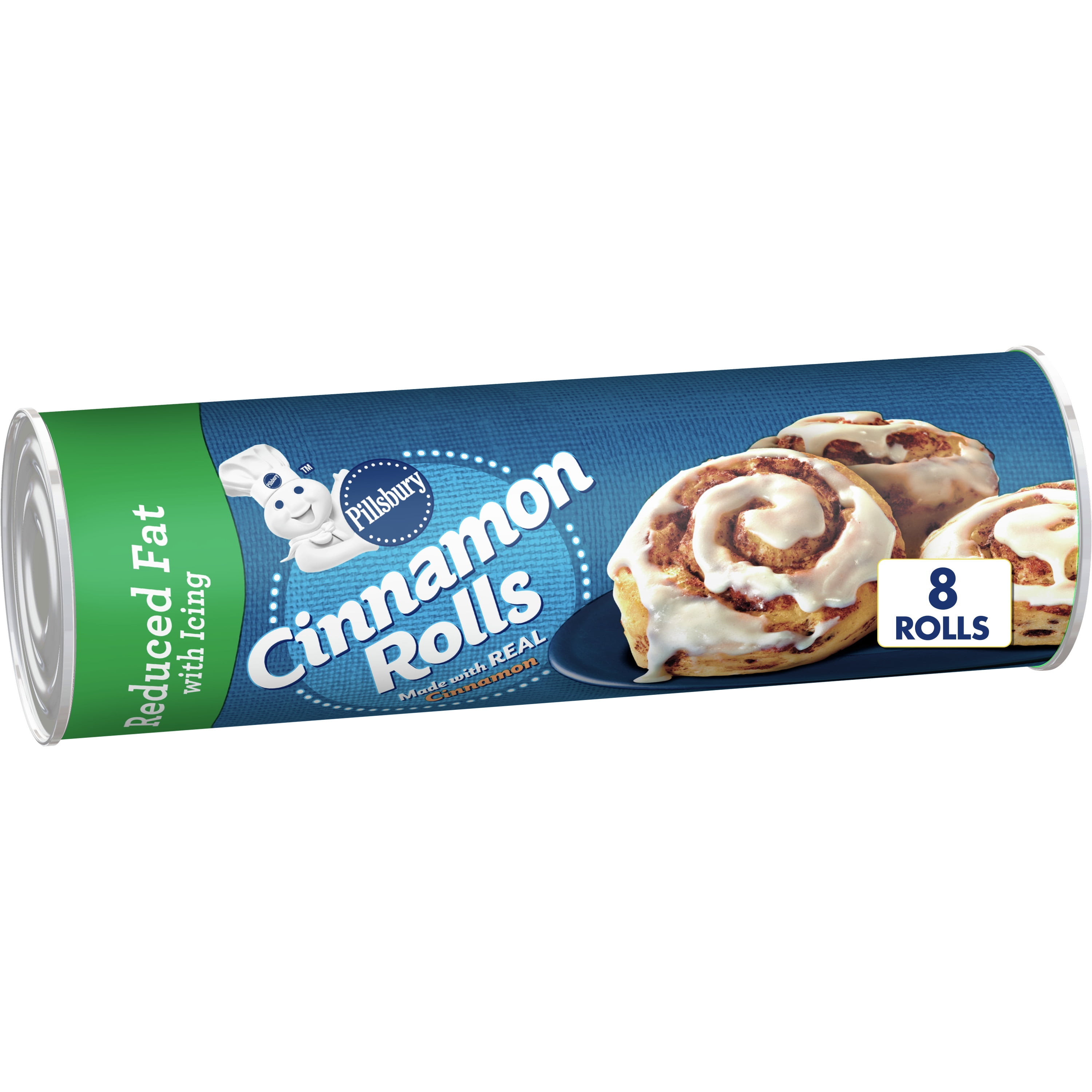 Pillsbury Reduced Fat Cinnamon Rolls, Original Icing, 8 ct, 12 oz