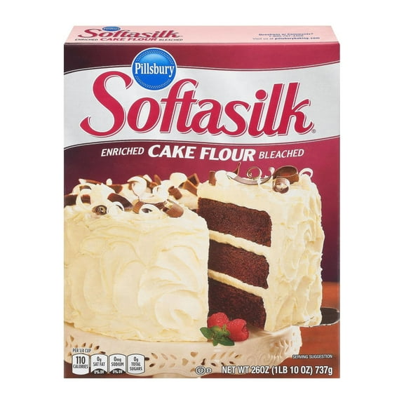 Pillsbury, Softasilk Bleached Enriched Cake Flour, 26 Ounce (Pack of 10)