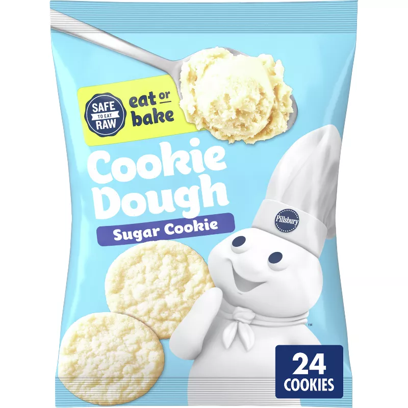 Pillsbury Sugar Cookie Cookie Dough - 16oz/24ct pack of 1