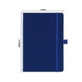 thumbnail image 1 of PillyBalla 1-Pack Pocket Notebook Diary with Pen Ring, 14cm x 21cm Mini Diary Notepad Small Notebook, 260g Premium Thick Paper A5, 1 of 8