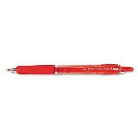 Pilot (15003) Pilot PG-7 Precise Gel Retractable Rolling Ball, Fine, Red, Sold Individually