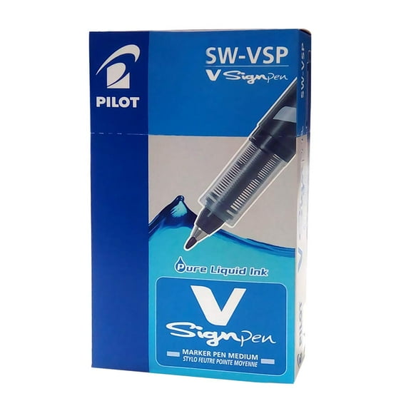 Pilot V Sign Blue Pen 10 Count