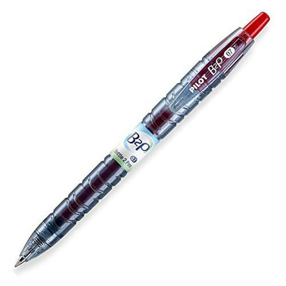 Pilot 31602 B2P Bottle-2-Pen Recycled Retractable Gel Ink Pen, Red Ink.7mm