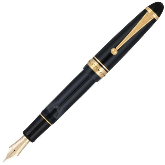 Pilot 60490 Custom 823 Smoke Black Fountain Pen Gift Set, Broad