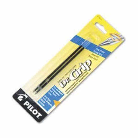 Pilot 77211 Better, Easy Touch & Dr. Grip Retract Ballpoint Refill - Fine, Blue - 2 per Pack