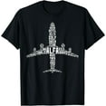 thumbnail image 1 of Pilot Airplane Phonetic Alphabet Aviation Men Women Kids Boy T-Shirt, 1 of 4