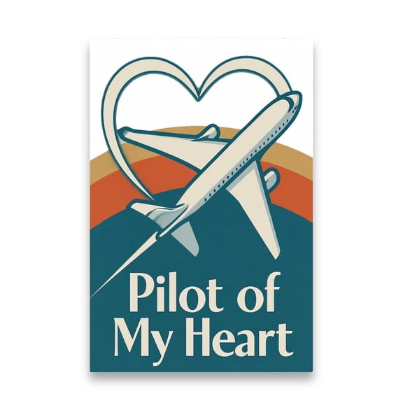 Pilot Art Poster - Aviation Enthusiasts - 13x19 Poster Print - Wall Decor