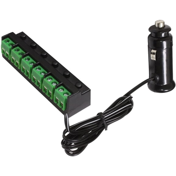 Pilot Automotive 12V Easy Wiring Interior Lights Kit, 6 Pieces, White LED, for Universal Vehicles