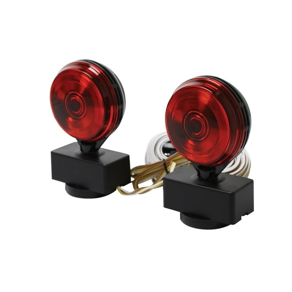 Pilot Automotive NV-5041 12 Volt 2 Piece Tow Light Kit with Magnetic Base-Red Size: 2-3/16 x 1-1/4
