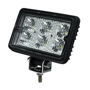 Pilot Automotive NV-720T 16 watt 4 x 6 inch Rectangular Heavy Duty LED Utility Light-Clear Dimensions 8.6 x 7.3 x 3.1