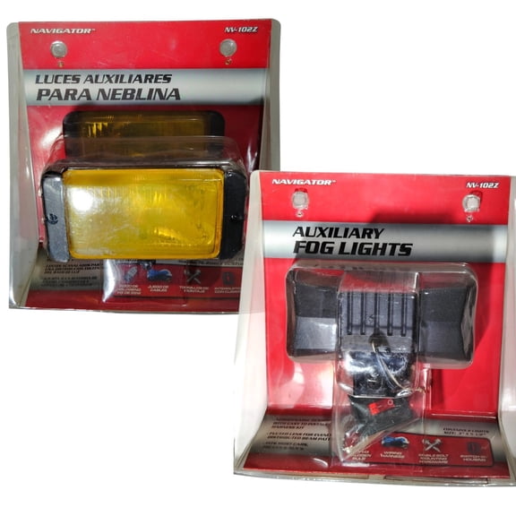 Pilot Automotive NV102Z OE Driving Light Kit  Amber Lens  Navigator Series  Universal Mount