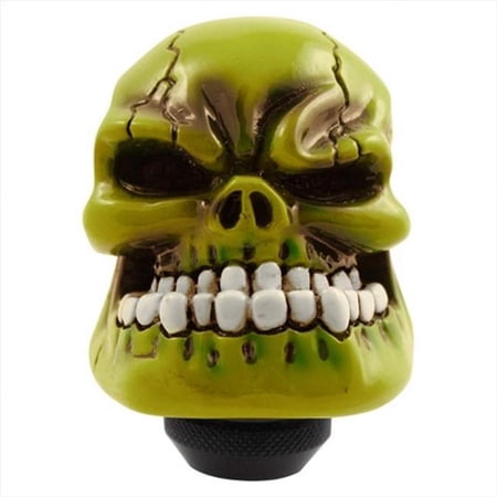 Pilot Automotive PM-2270 Green Skull Man Shift Knob