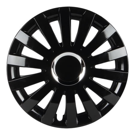 Performance E Series 16" Wheel Cover, Gloss Black Finish, (Pack of 4) (WH550-16GB-B)
