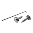 thumbnail image 1 of Pilot Automotive WLA-015 Anodized Aluminum Bolt License Plate Fasteners Lock 6mm x 25mm, 1 of 2