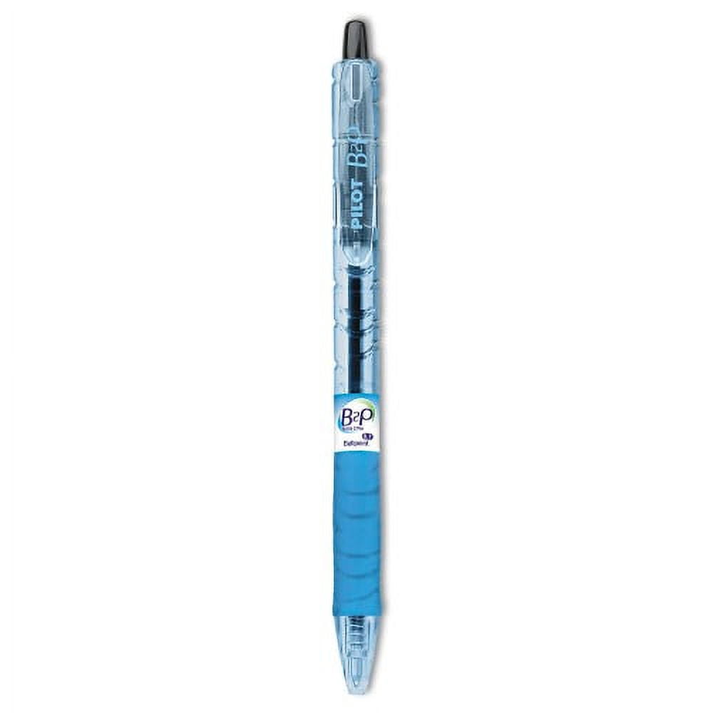 PILOT B2P Penna A Sfera 0.7mm Blu, Confezione Da 10, Realizzata Con Bottiglie Riciclate, Ricaricabile, Punto Scrittura 0.3mm