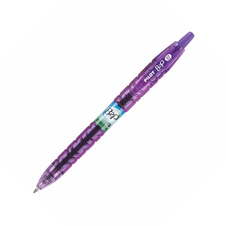 Pilot B2P Colors - Bottle to Pen - Retractable Gel Rollerball Pen - Purple