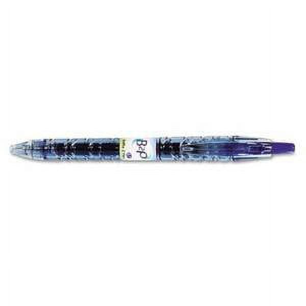 Pilot B2P Recycled Retractable Gel Roller Pens Fine Point, Blue 3-DOZEN (31601)