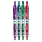 Pilot B2p Bottle-2-Pen Recycled Gel Pen, Retractable, Fine 0.7 mm, 4 pack Bundle of 2 packs