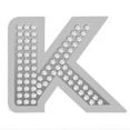 thumbnail image 1 of Pilot BL-555KZ Emblem Bling Chrome Letter K, 1 of 1