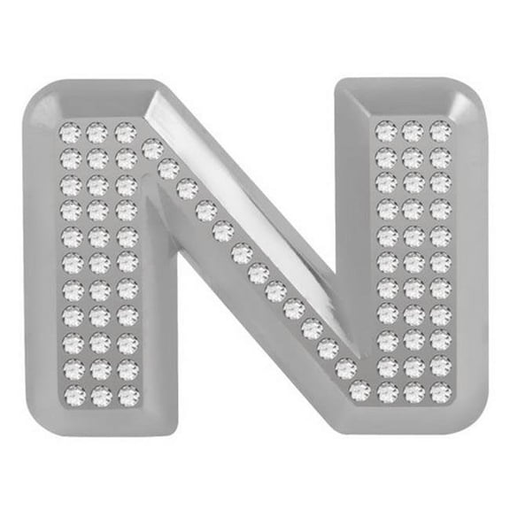 Pilot BL-555NZ Emblem Bling Chrome Letter N
