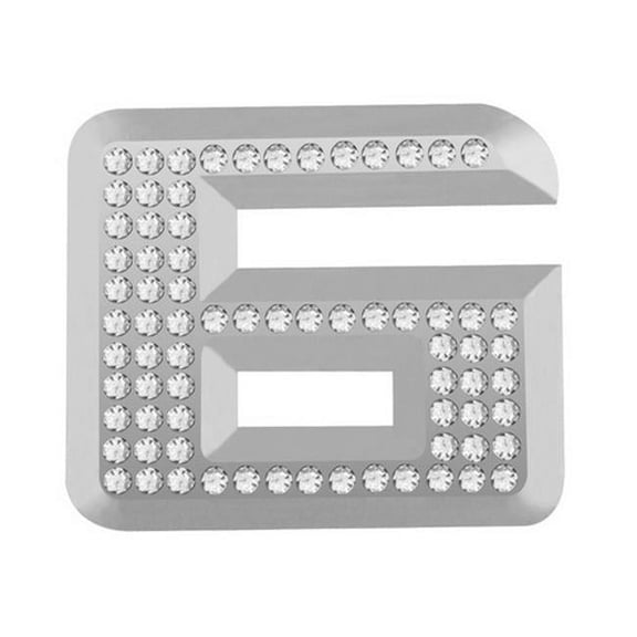 Pilot BL-556N6Z Emblem Bling Chrome Number 6