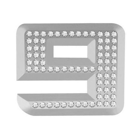 Pilot BL-556N9Z Emblem Bling Chrome Number 9