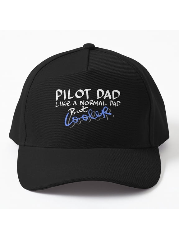 Pilot Baseball Cap, Aviation Profession Statement Graphic Design, Classic Hat