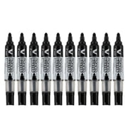 Pilot Begreen Recycled V Board Master Whiteboard Marker Bullet 6.0 mm Tip - Black, Box of 10