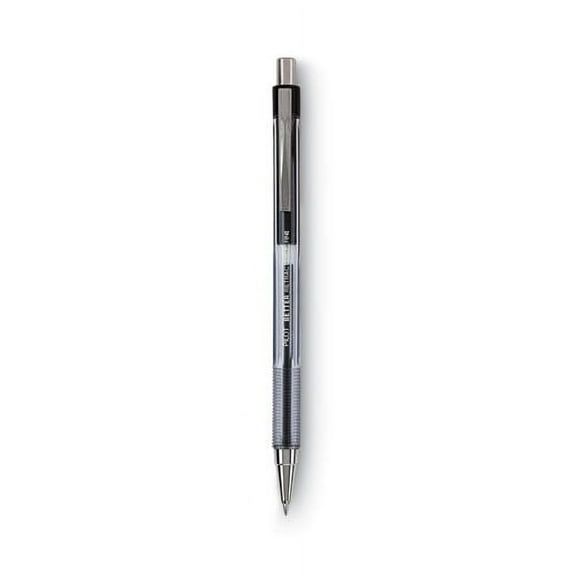 Pilot Better Ballpoint Pen, Retractable, Fine 0.7 Mm, Black Ink, Smoke Barrel, Dozen | Bundle of 2 Dozen