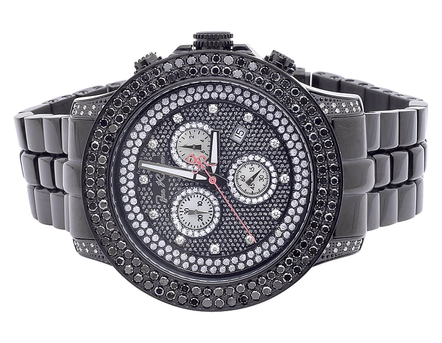 Pilot Black Diamond Watch JRPL 32 (5.85 ct)