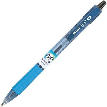 Pilot Bottle to Pen (B2P) B2P BeGreen Med Point Ballpoint Pens Medium Pen Point - 1 mm Pen Point Size - Refillable - Retractable - Black Gel-based Ink - Plastic Barrel - 12 / Dozen