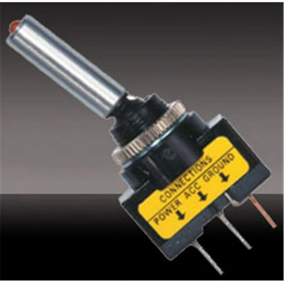 Pilot / Bully PL-SW1B Billet Toggle Switch With Blue L.E.D.