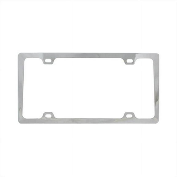 Pilot / Bully WL126-C 4 Hole Mount Slim License Frame - Chrome