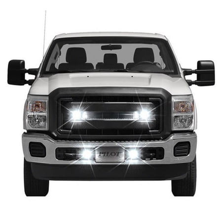 Pilot CZX-1117 Adjustable White Strobe Marker Light Kit - 4-Pieces