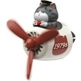 thumbnail image 1 of Pilot Car Air Fresheners - Love Cat Airplane Cars Diffuser Rotating Propeller, Air Outlet Vent Fresheners, Cute Air Freshener with 2 Packs Replacement Tablets Creative Car Perfume, 1 of 12