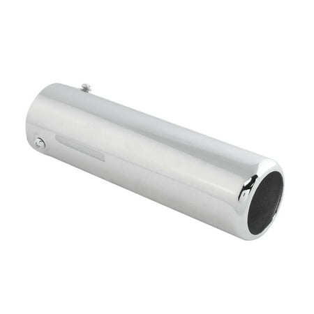 Pilot Chrome Exhaust Tip - 7"x2" - Rolled Edge, 1 each, sold by each