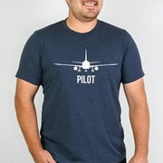 TEEFIT Pilot Co-Pilot Fathers Day Matchin Shirts, Fathers Day Gift, Daddy And Me Pilot Tshirt, Dad And Baby Outfits, Dad and Son Matching Shirts TSHIRT All Size S-5XL