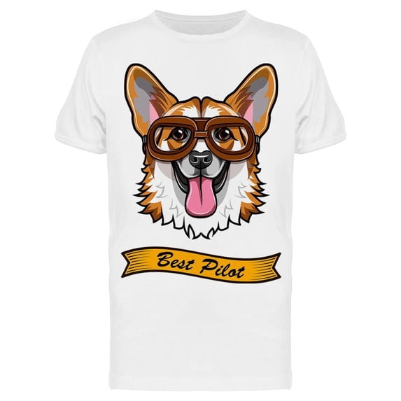 Pilot Corgi Tee Men's -Image by Shutterstock