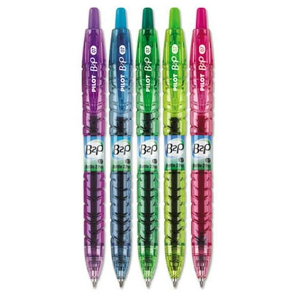 Pilot Corp Of America 36621 B2P Bottle-2-Pen Colors Recycled Retractable Gel Ink Pen - 0 .7 mm.