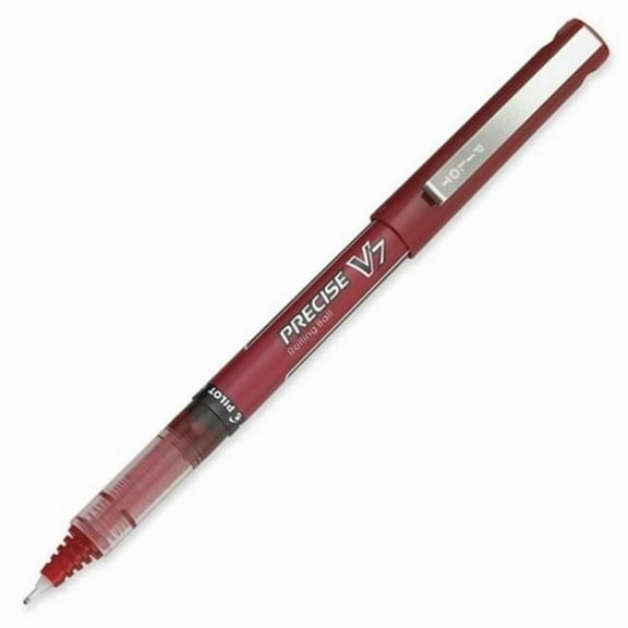 Pilot Corporation Of America Precise V7 Roller Ball Pen .7mm Red - Red