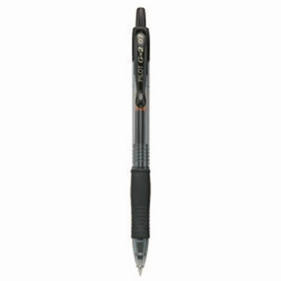 Pilot Corporation Of America UPC G2 Retractable Gel Ink Rolling Ball Pen .7mm Black
