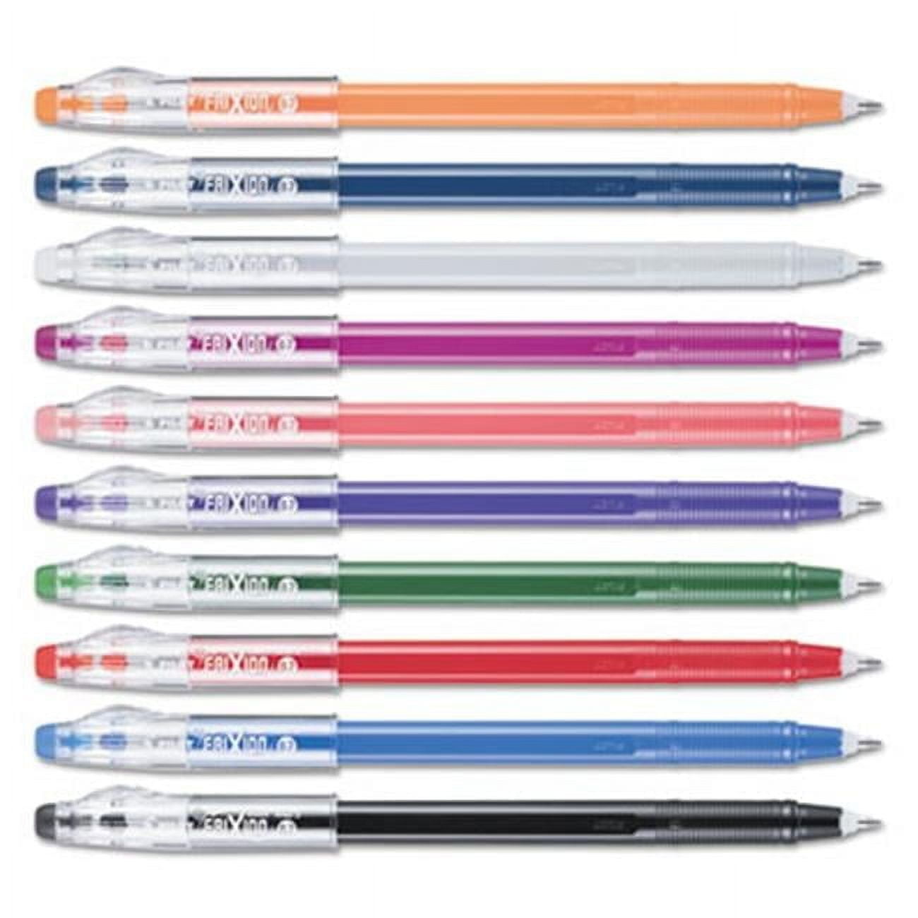 Pilot Corporation of America 0.7 mm FriXion ColorSticks Erasable Gel Ink Pens, Assorted - 10 per Pack