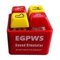 thumbnail image 1 of Pilot & Crew Alert Keychain EGPWS Warning Sound Simulator LED Aviation Cockpit Safety Button Ideal Gift for Aviation Fans, 1 of 9