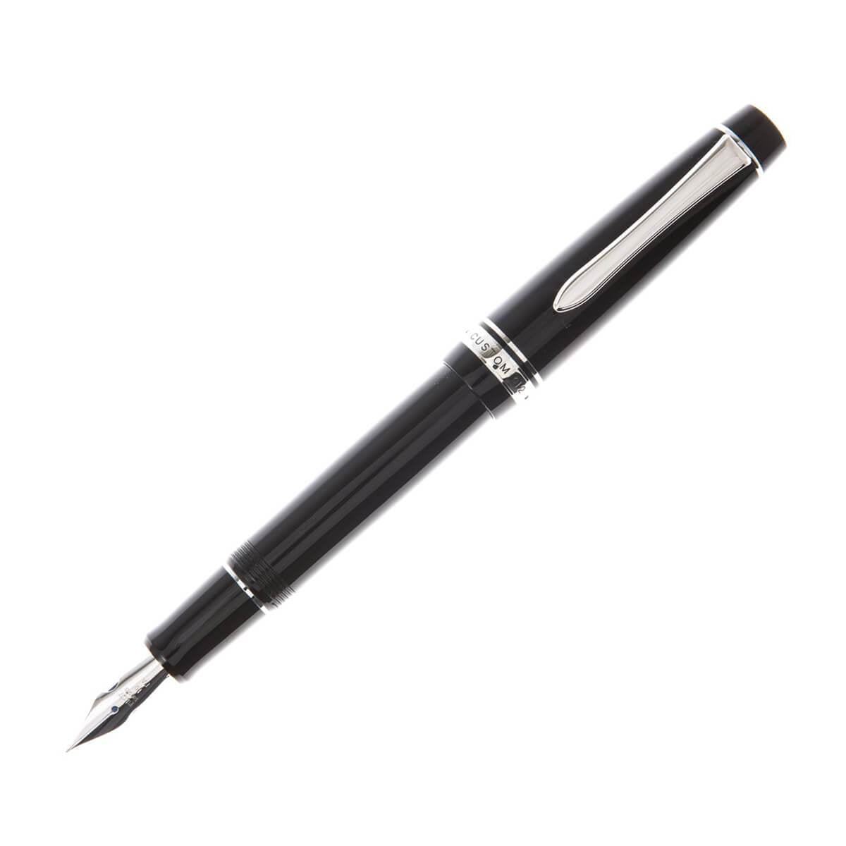 Pilot Custom 912 Fountain Pen, Black Barrel, Soft Fine Nib (71616)